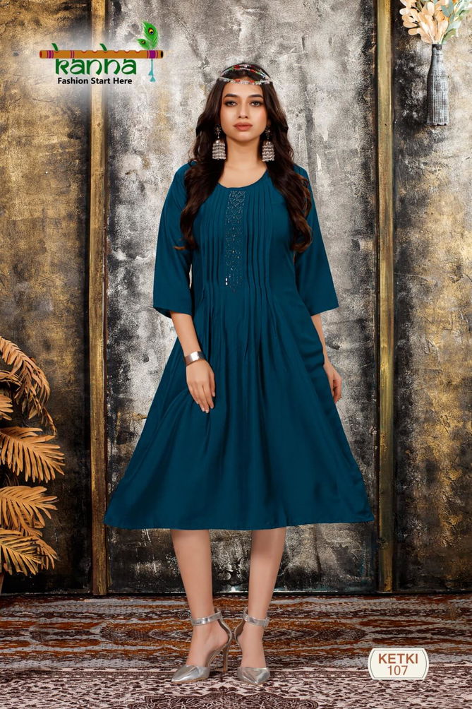 Kanha Kekti Party Wear Kurtis Catalog
